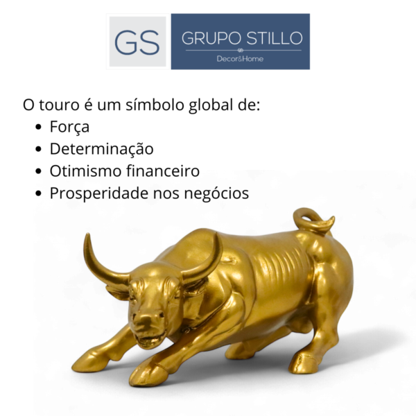 Estatueta Touro de Wall Street