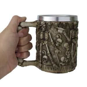 Caneca de Chopp Cerveja Caveira Esqueleto – Betume