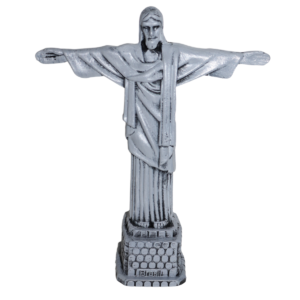 Estatueta Estátua Cristo Redentor – Cinza