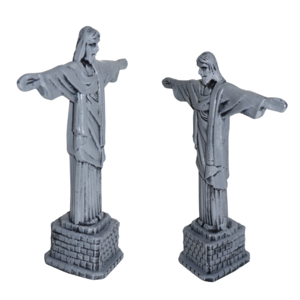 Estatueta Estátua Cristo Redentor - Cinza