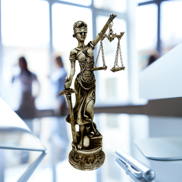 Estatueta Deusa da Justiça Themis
