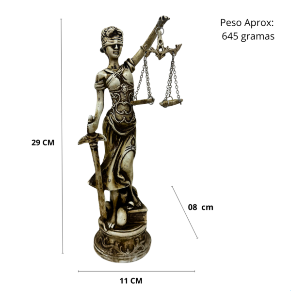 Estatueta Deusa da Justiça Themis