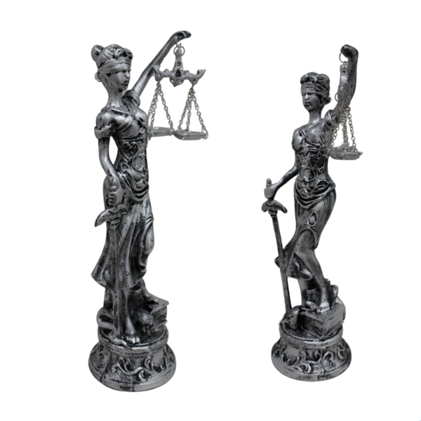 Estatueta Deusa da Justiça Themis Média