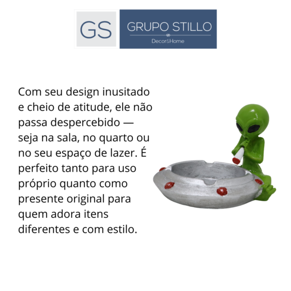 ET Alienígena cinzeiro disco voador