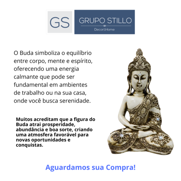 Estatueta Buda Hindu Orelhudo - Betume