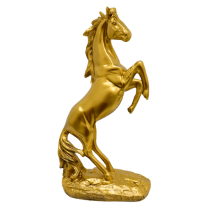 Estatueta Cavalo em Pé – Dourado