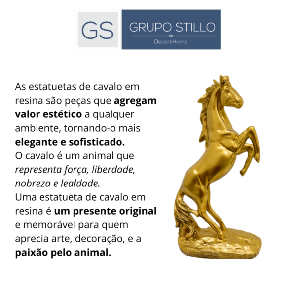 Estatueta Cavalo em Pé