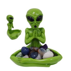 Cinzeiro ET Meditando Porta cristais e objetos
