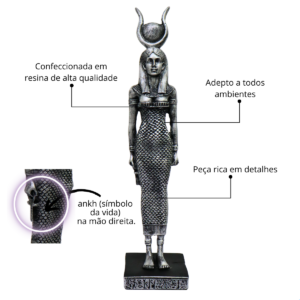 Estatueta Deusa Isís em Pé