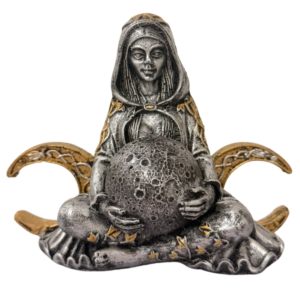 Estatueta Gaia Capa com Lua