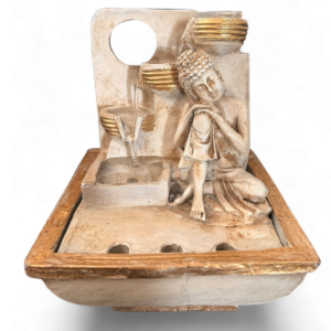 Fonte de Água Buda Jarrinho Betume