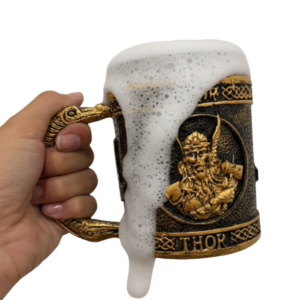 Caneca de Chopp Cerveja Thor 300 ML Ouro