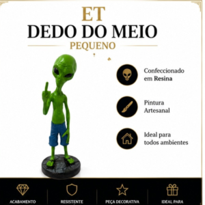 Estatueta ET Dedo do Meio Pequeno