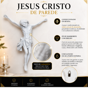 Jesus Cristo Parede Marmorite